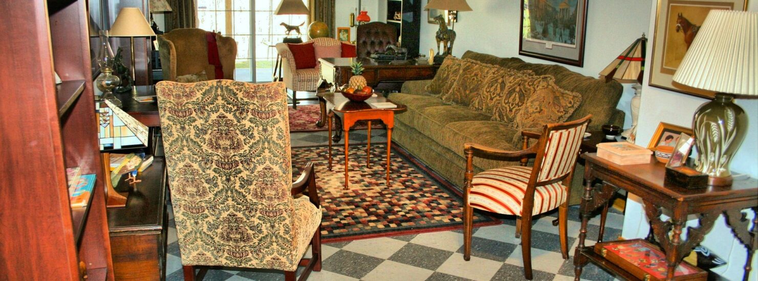 clean living room of a house